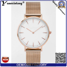 Yxl-196 promoción de venta caliente malla reloj damas vestido de reloj Casual relojes de cuarzo de moda